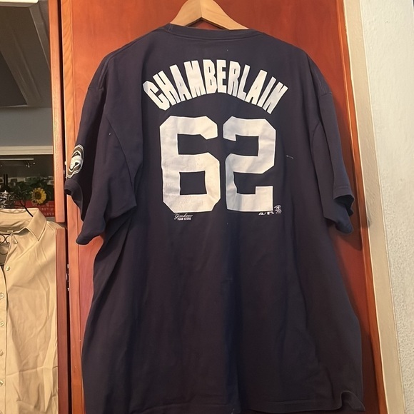 MAJESTIC Yankee Vtg T-Shirt #62 Sz 2X Chamberlain 90s - Picture 6 of 9